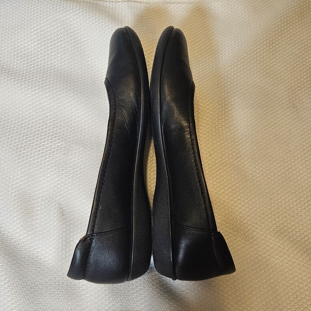 Naturalizer Flexy Leather Slip on Black Ballet shoes womens 7 - Picture 7 of 7
